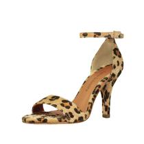 Sandália Salto Alto Fino Luiza Sobreira Onça Mod. 525 Sandália Salto Alto Fino Luiza Sobreira Onça Mod. 525