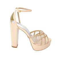 Sandalia salto alto meia para plataforma wiara 1742607 Sandalia salto alto meia para plataforma wiara 1742607