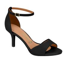 Sandalia salto alto vizzano preto 6524.100 - Sandalia salto alto vizzano preto 6524.100 -