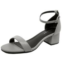 Sandalia Salto Baixo Feminina Conforto Moderna Lia Line