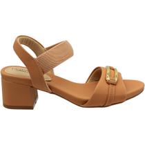 Sandália Salto Baixo Modare Nobuck Ultra soft Adorno Feminina Sandália Salto Baixo Modare Nobuck Ultra soft Adorno Feminina