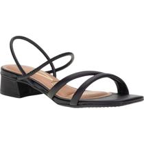 Sandália Salto Bloco Baixo Elástico Tendência Verão Moda 6454.108 Vizzano Sandália Salto Bloco Baixo Elástico Tendência Verão Moda 6454.108 Vizzano