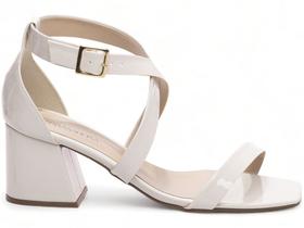 Sandália Salto Bloco Baixo Grosso Numeração Especial Tamanho Grande Arrasadora