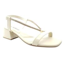 Sandália Salto Bloco Baixo Tira Glitter Bebece T5287-484