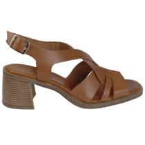 Sandália Salto Bloco Bottero Couro 367304 Sandália Salto Bloco Bottero Couro 367304