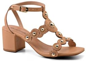 Sandalia salto bloco doce maca - d237stb