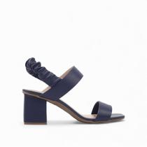 Sandália Salto Bloco Elástico Sandália Salto Bloco Elástico