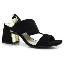 Sandália Salto Bloco Feminino Bebecê T6049-102 Sandália Salto Bloco Feminino Bebecê T6049-102