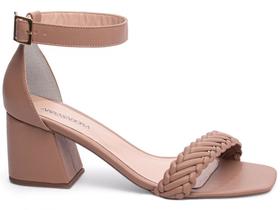 Sandália Salto Bloco Grosso Baixo Numeração Especial Tamanho Grande Ar - 4000-17