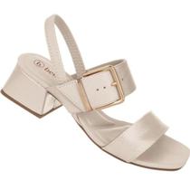 Sandália Salto Bloco Médio Feminino Bebecê T5267-408 Sandália Salto Bloco Médio Feminino Bebecê T5267-408