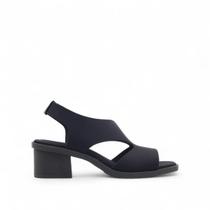 Sandália Salto Bloco Neoprene Sandália Salto Bloco Neoprene
