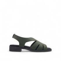Sandália Salto Bloco Neoprene Sandália Salto Bloco Neoprene
