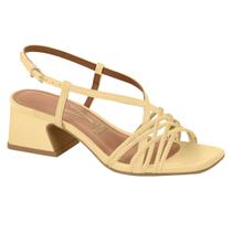 Sandália Salto Bloco Tiras Conforto Poder Elegancia Vizzano Sandália Salto Bloco Tiras Conforto Poder Elegancia Vizzano