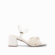 Sandália Salto Bloco Trançada Sandália Salto Bloco Trançada