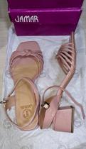 Sandalia salto chita petala jamar