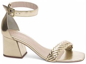 Sandália Salto Grosso Bloco Baixo Numeração Especial Tamanho Grande Feminina 7 cm EMILY ONLINE