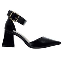 Sandália Salto Médio Bebecê T7024-309 Preto Sandália Salto Médio Bebecê T7024-309 Preto