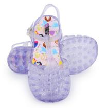 Sandália Sandalinha Infantil com Fivela Aranha Possession Glitter Menina Kids Plástico Barato