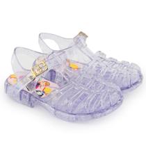 Sandália Sandalinha Mini Aranha Possession Glitter Transparente Menina Bebê Barato - MARCHI E MELO