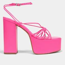 Sandália Santa Lolla Meia Pata Multi Tiras Feminina