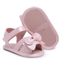 Sandália Sapatilha Feminina Bebê Infantil Menina Confort Com Laço Fashion