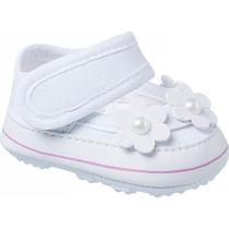 Sandalia Sapatinho Bebe Primeiros Passo Colante Enfeite Flor Sandalia Sapatinho Bebe Primeiros Passo Colante Enfeite Flor