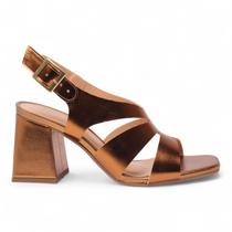 Sandália Sapato da Corte Salto Bloco Alto Recorte Sandália Sapato da Corte Salto Bloco Alto Recorte
