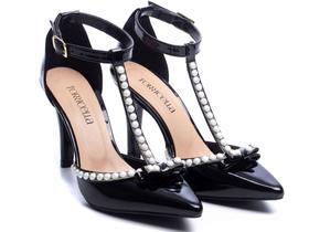 Sandália scarpin pérolas Torricela-66058B
