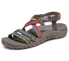 Sandalia Skechers Reggae-Sew Me-Boho para Mujer Taupe Talla 11