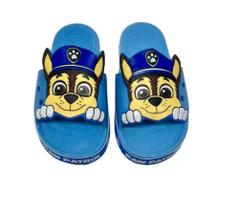 Sandália Slide Chinelo Nuvem Infantil Personagem Patrulha Canina Macio Confortável - Spacemanshoes