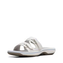 Sandália Slide Clarks Breeze Piper Feminina Branca Tamanho 7 Sandália Slide Clarks Breeze Piper Feminina Branca Tamanho 7