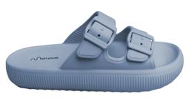 Sandália Slide Feminina EVA Plataforma Conforto Leve Antiderrapante com Fivela - Sandália Slide Feminina EVA Plataforma Conforto Leve Antiderrapante com Fivela -