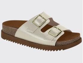 Sandália Slide Feminina Flatform Papete Tiras Moleca 5500.105.9569 Sandália Slide Feminina Flatform Papete Tiras Moleca 5500.105.9569
