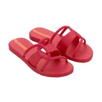 Sandália Slide Feminino Ipanema Gaspea Vermelho - Grendene