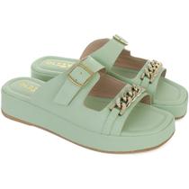 Sandália Slide Flatform Feminino Chinelo Estilo Moda Conforto OLZZY