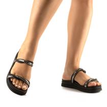 Sandália Slide Flatform Strass - Mississipi Sandália Slide Flatform Strass - Mississipi