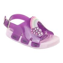 Sandália Slide Keto Feminino Roxo Cristal Arco Íris 029019-428 Sandália Slide Keto Feminino Roxo Cristal Arco Íris 029019-428