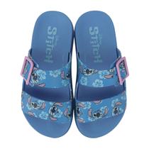 Sandália Slide Menina Personalizada com Stitch Grendene Kids