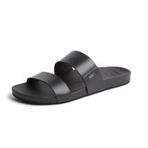 Sandália Slide REEF Cushion Vista feminina preta tamanho 5