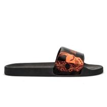 Sandalia Slide Skyfeet Skull Orange