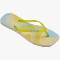 Sandália slim havaianas square jelly fc