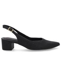 Sandalia slingback usaflex em couro ref ud24004 feminino Sandalia slingback usaflex em couro ref ud24004 feminino