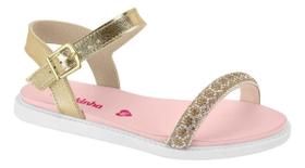 Sandália Social Infantil Menina Strass Molekinha Festa Teen