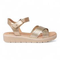 Sandália Softli Flatform Tratorada Tiras em X