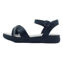 Sandália strass comfortflex feminina 2442301