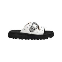 Sandália Tamanco Feminino Flatform Fivela e Tarrachas Moleca 5504103