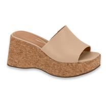 Sandália Tamanco Feminino Vizzano Salto Anabela Plataforma Boho Chic Casual Festa Ref: 6559.100 Sandália Tamanco Feminino Vizzano Salto Anabela Plataforma Boho Chic Casual Festa Ref: 6559.100