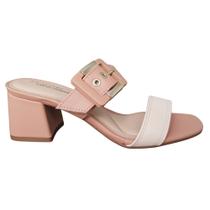 Sandalia Tamanco Modare Conforto Salto Bloco Baixo Lancamento 7172.124