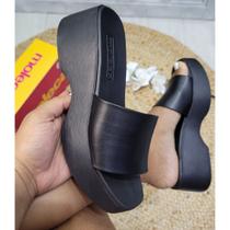 Sandália Tamanco Mule salto alto Moda Tendência Feminina Sandália Tamanco Mule salto alto Moda Tendência Feminina