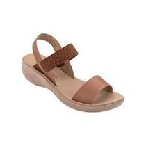 Sandália Terra e Água Caramelo/Taupe Ref: 479010